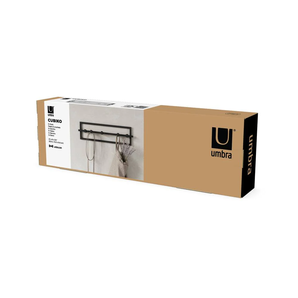 Cubiko 5 Wall Hooks - Black - Image 11