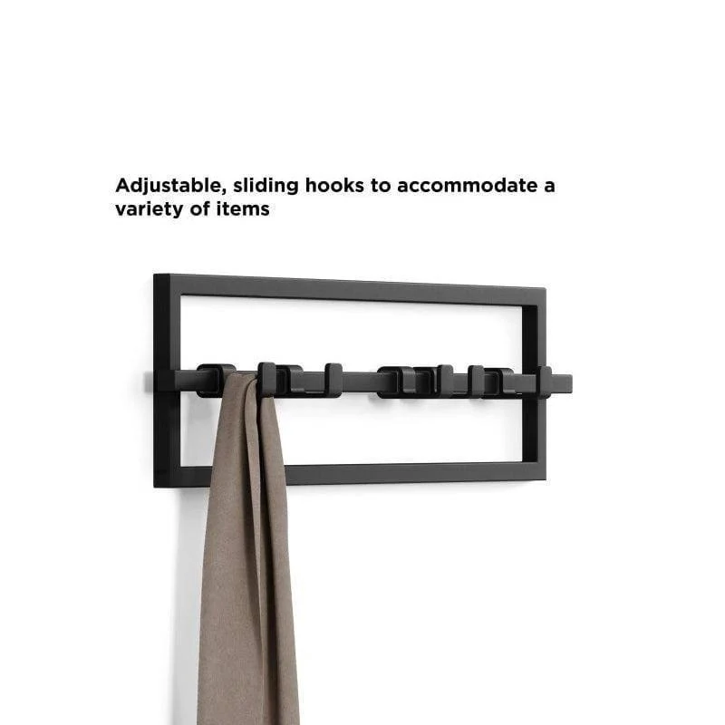 Cubiko 5 Wall Hooks - Black - Image 6