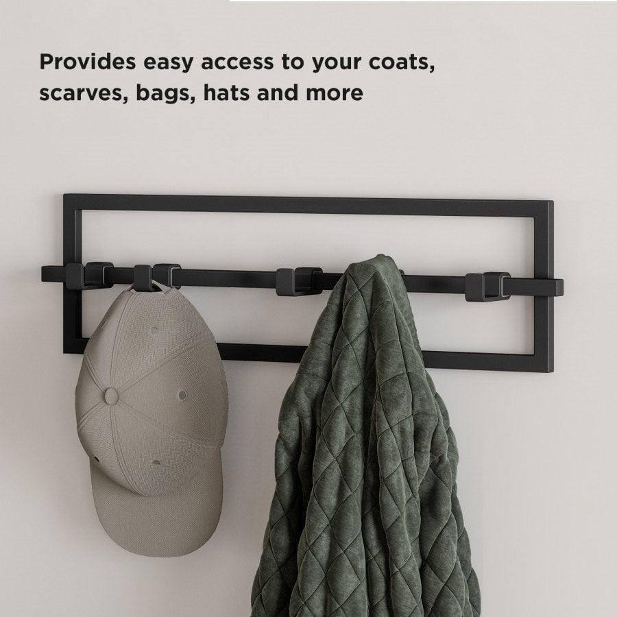 Cubiko 5 Wall Hooks - Black - Image 8