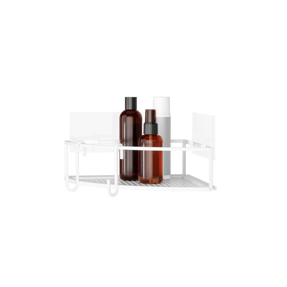 Cubiko Corner Bins, Set of 2 - White - Image 5