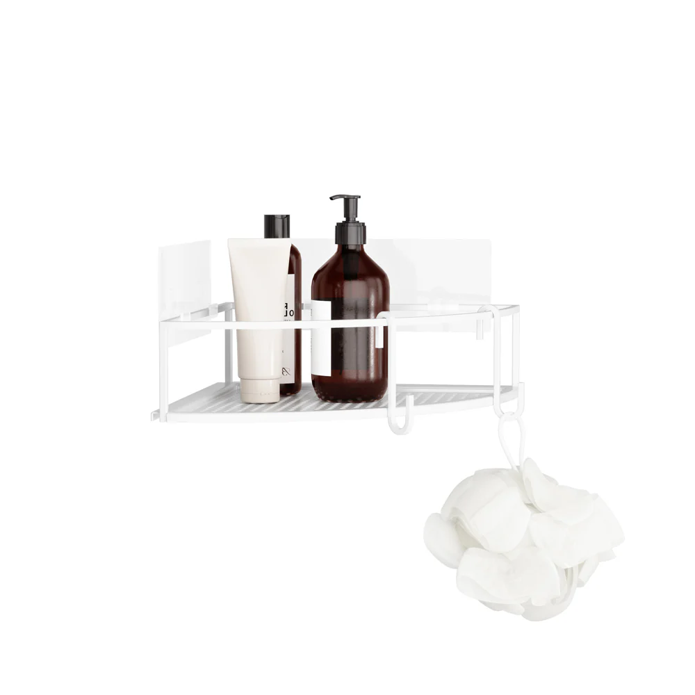 Cubiko Corner Bins, Set of 2 - White - Image 6