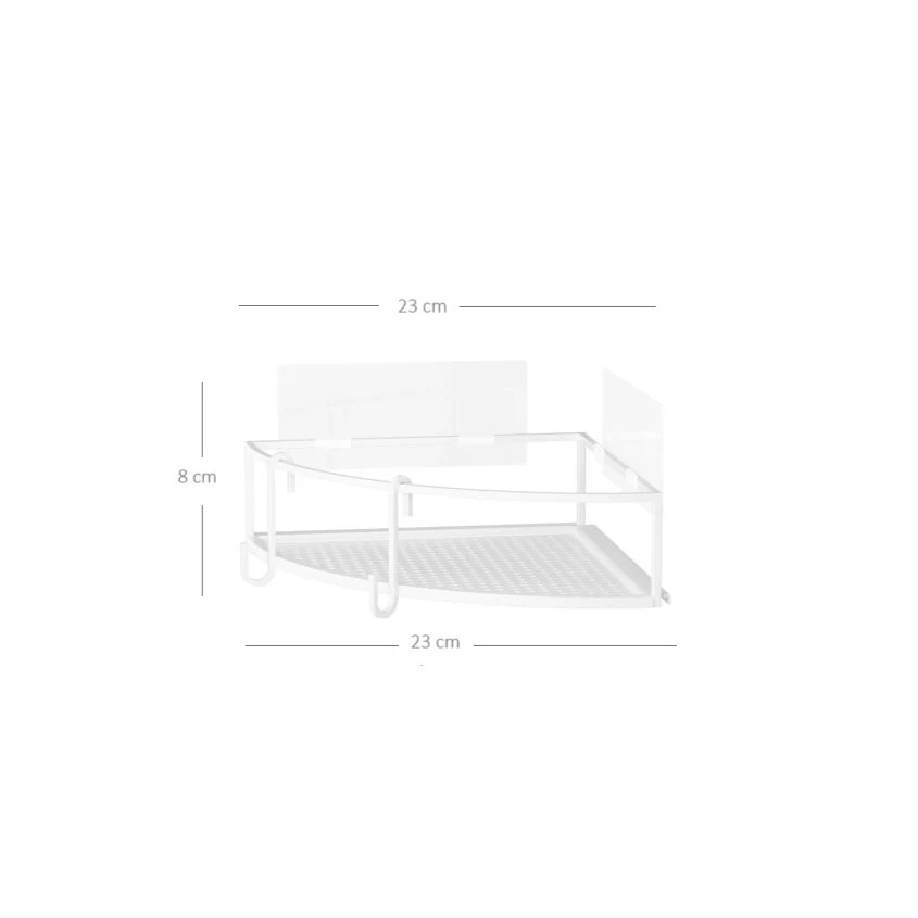 Cubiko Corner Bins, Set of 2 - White - Image 7