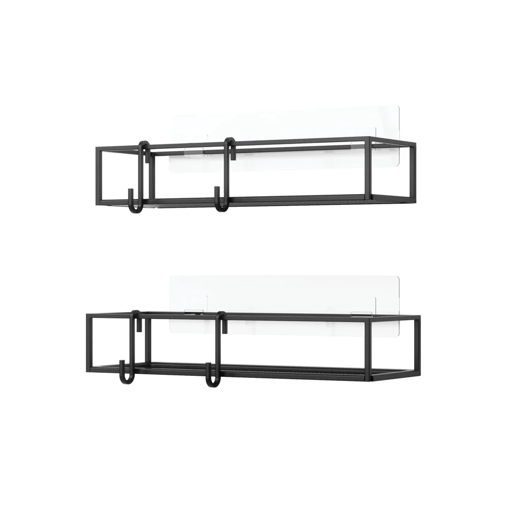Cubiko Rectangular Bins, Set of 2 - Black - Image 7