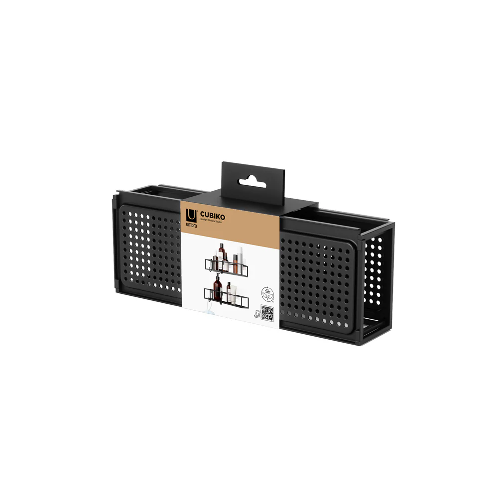 Cubiko Rectangular Bins, Set of 2 - Black - Image 9
