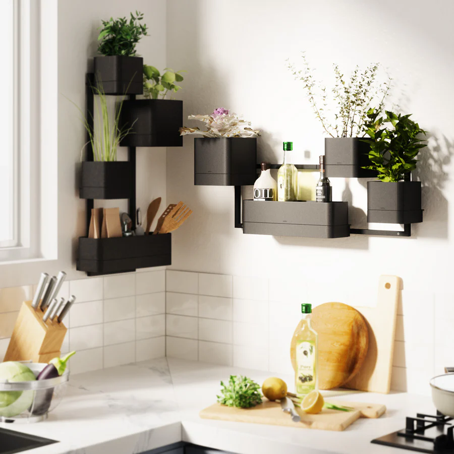 Cubiko Wall Planter - Black - Image 5
