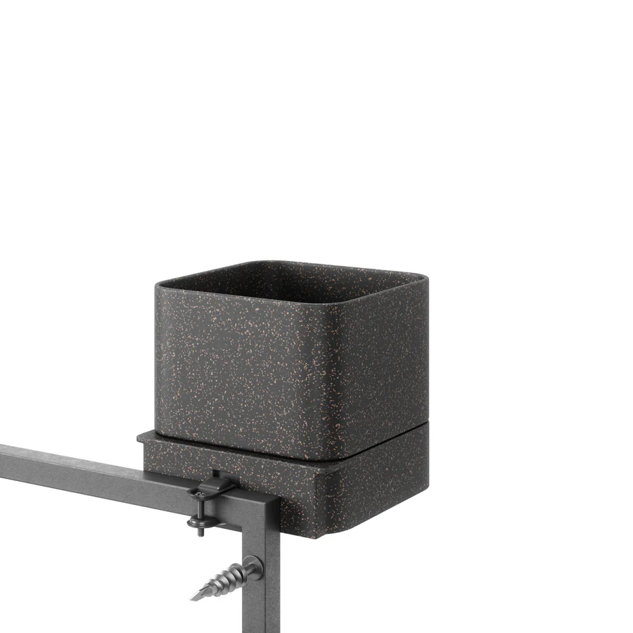 Cubiko Wall Planter - Black - Image 8