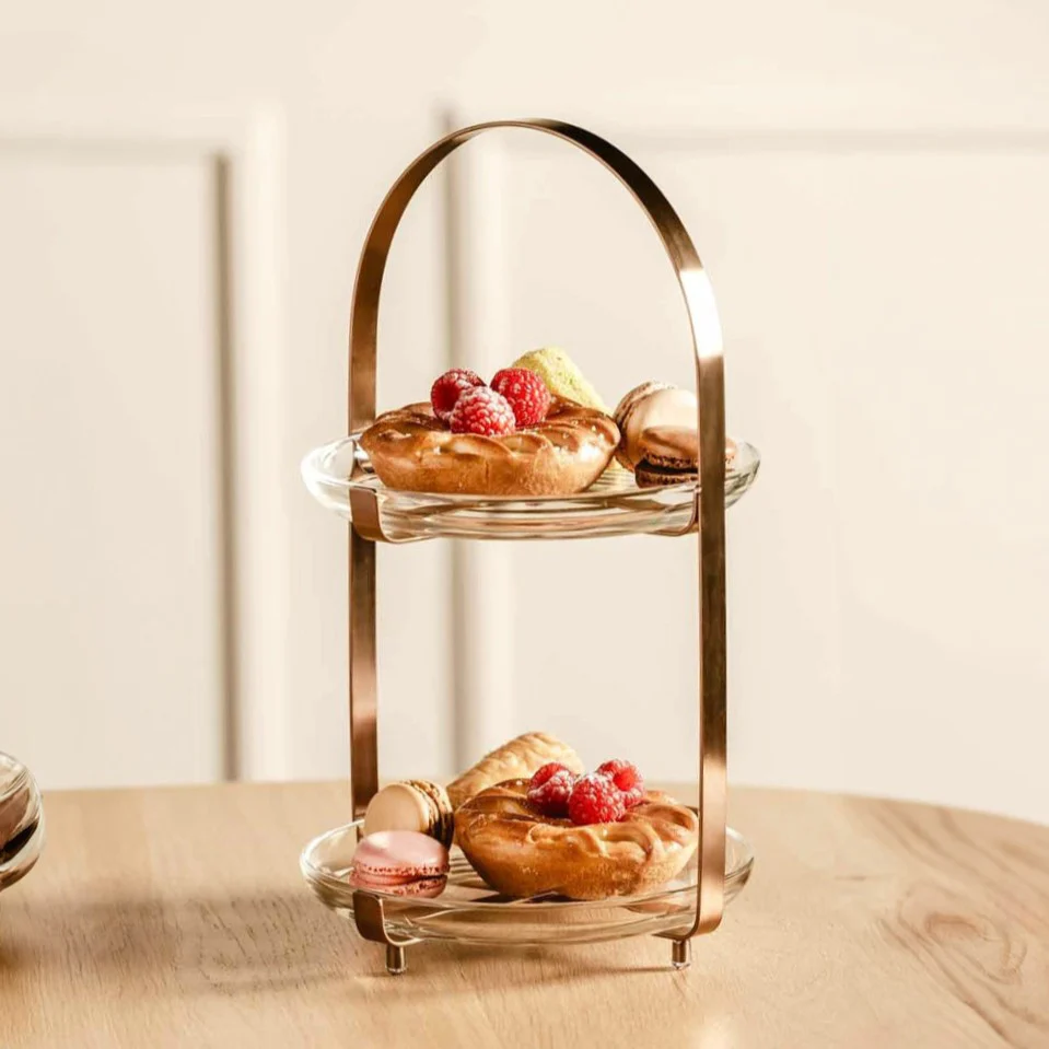 Cucina Tiered Serving Plates - Copper