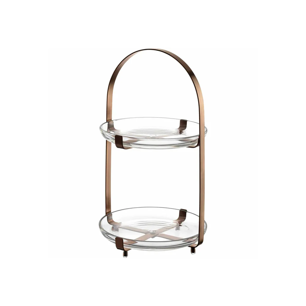 Cucina Tiered Serving Plates - Copper - Image 3