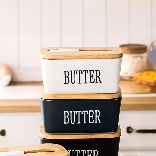 Culina Butter Dish with Spreader Large - Navy Blue - Image 6