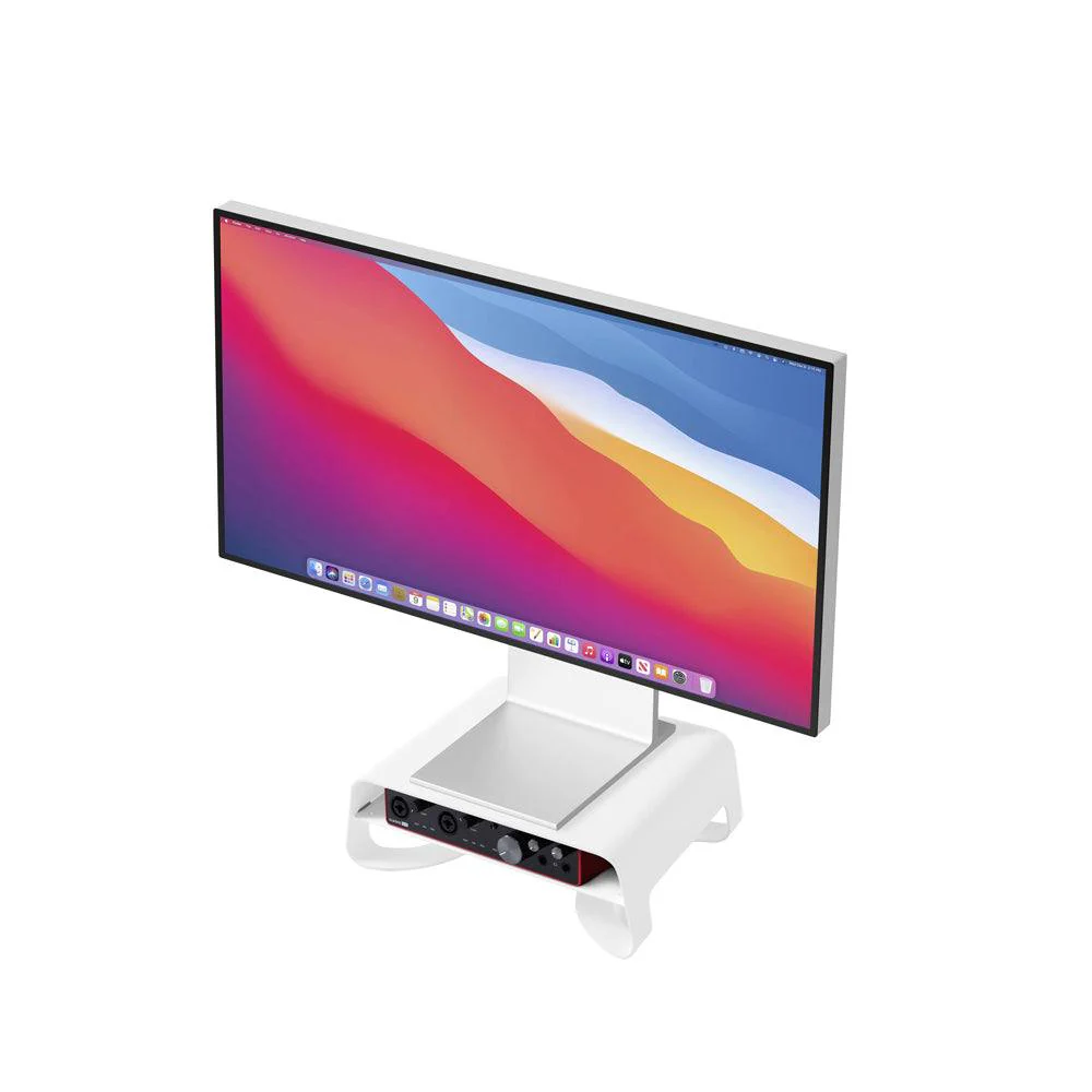 Curve Riser for iMac and Displays - White - Image 6