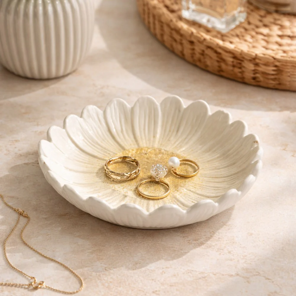 Dagny Deep Plate Medium - White - Image 2
