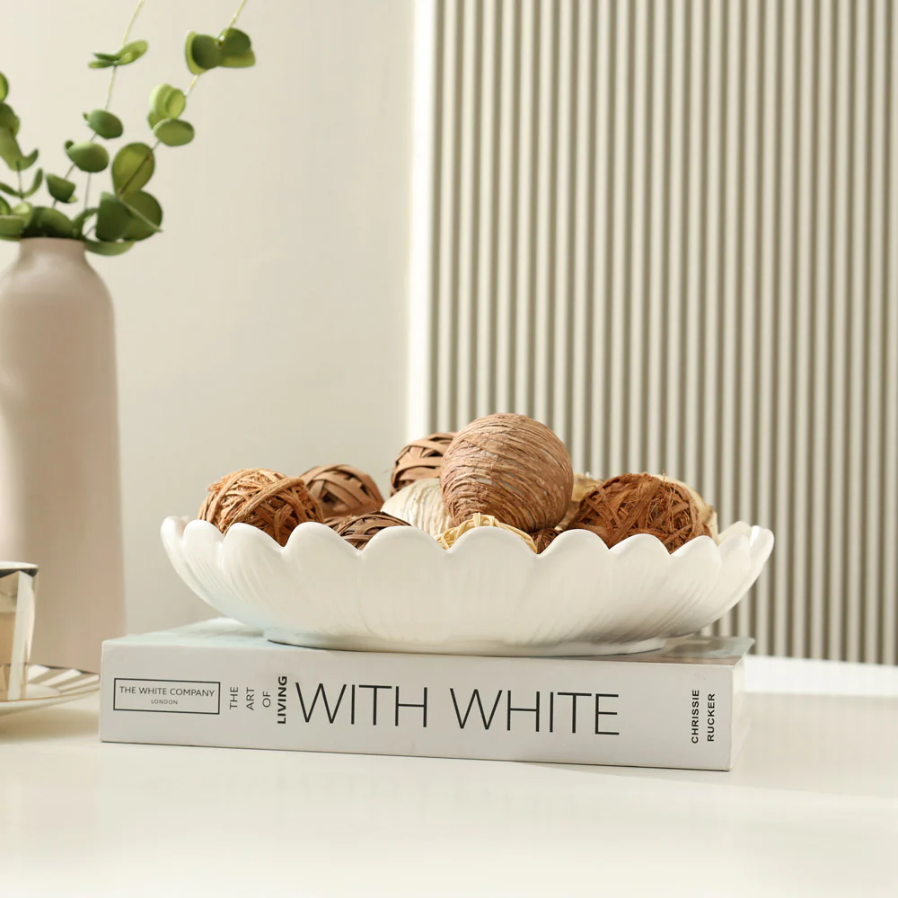Dagny Deep Plate Medium - White - Image 3