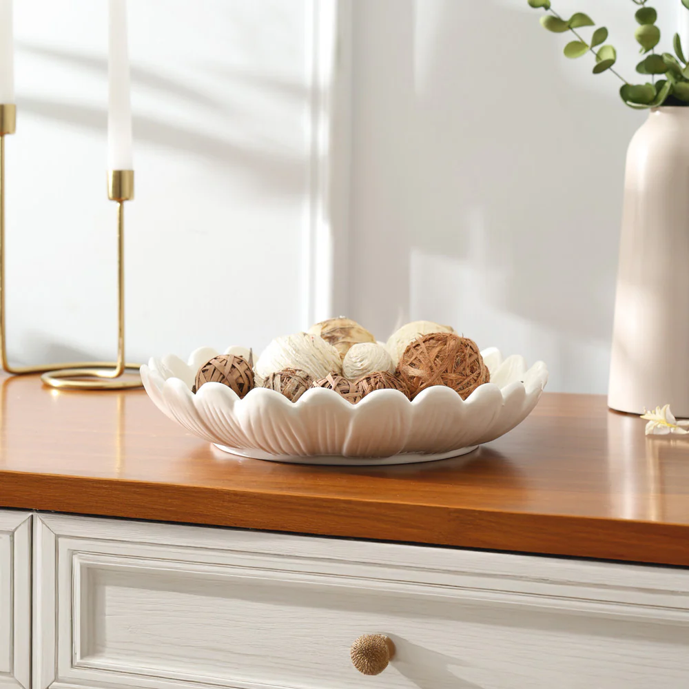 Dagny Deep Plate Medium - White - Image 4