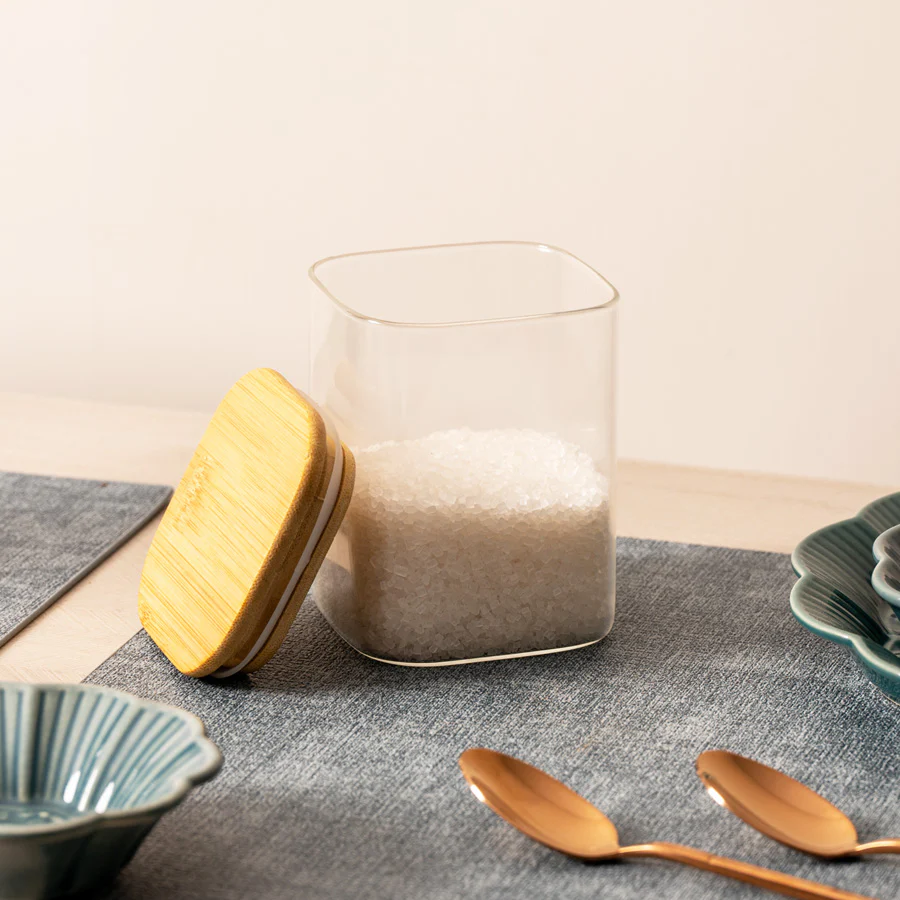 Daily Square Glass Storage Jar - Medium - Image 8
