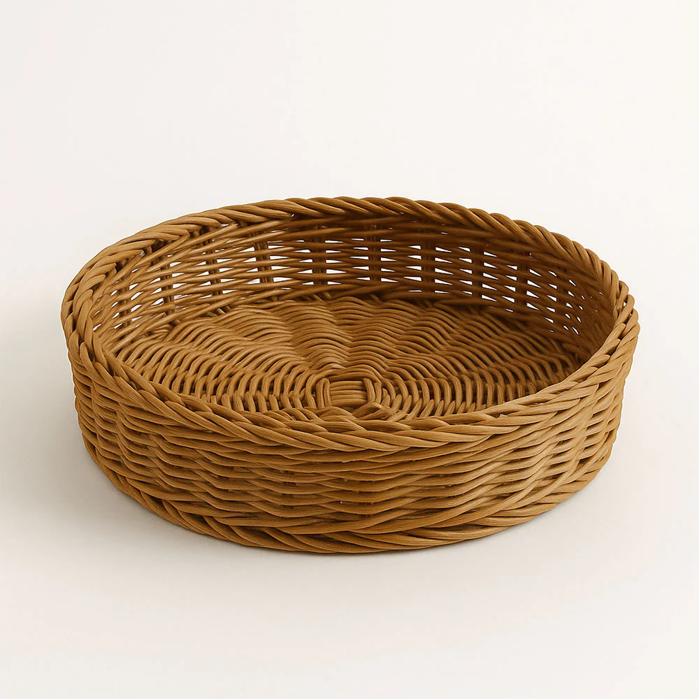 Dara Round Basket Medium - Khaki - Image 3