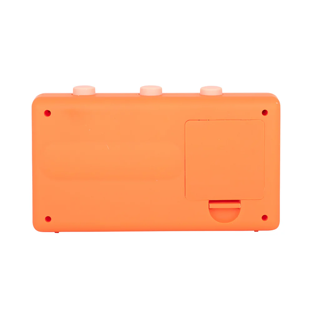 Data Flip Alarm Clock - Bright Orange - Image 4