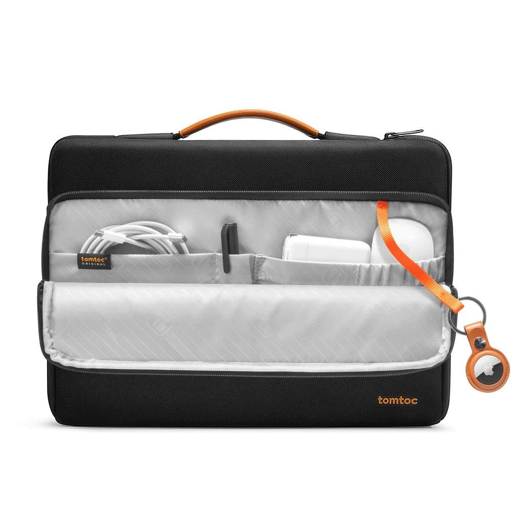 Defender A14 Laptop Briefcase - Black 15 to 16 Inch - Image 4