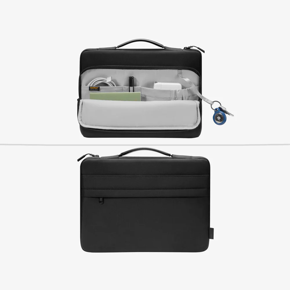 Defender A14 Premium Laptop Briefcase - Black 15 to 16 Inch - Image 10