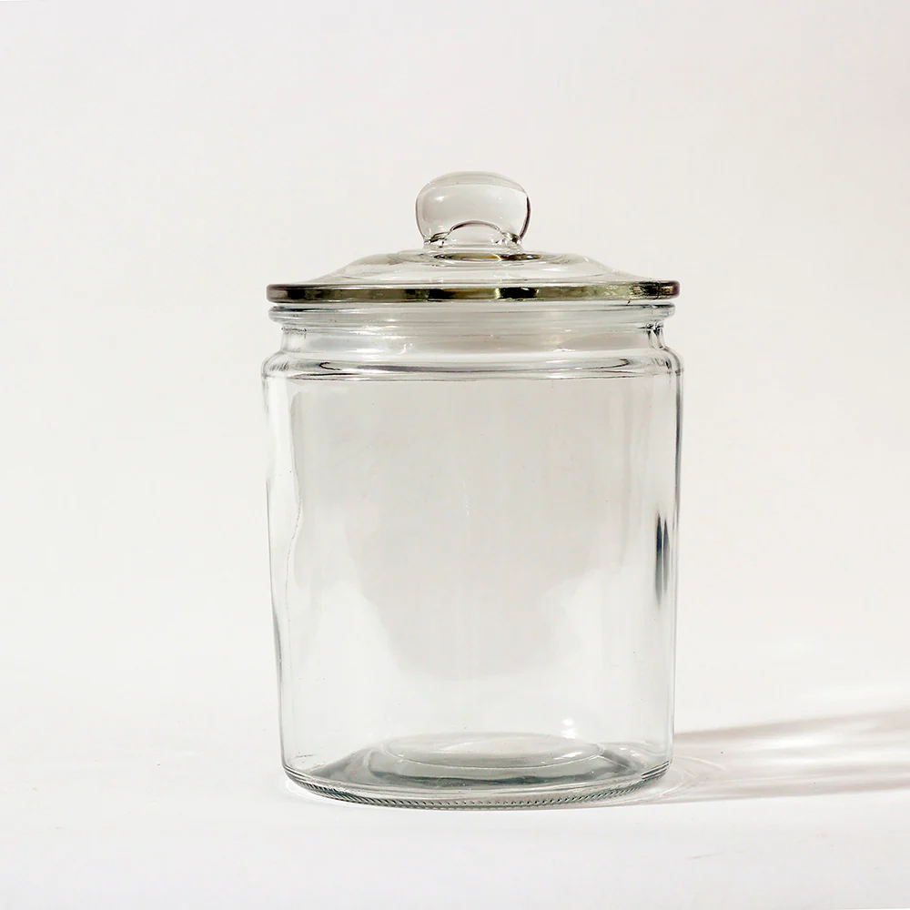 Dema Glass Storage Jar Large - Image 3