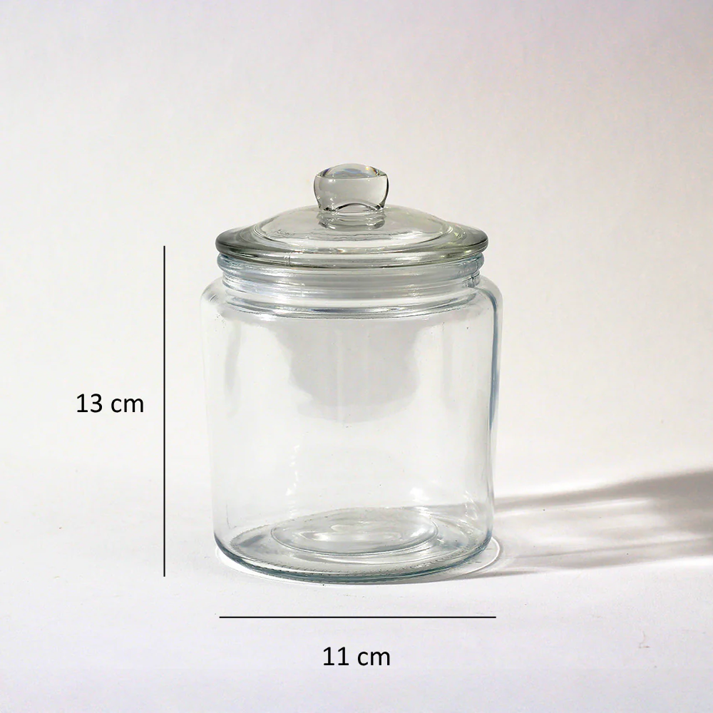 Dema Glass Storage Jar Medium - Image 4