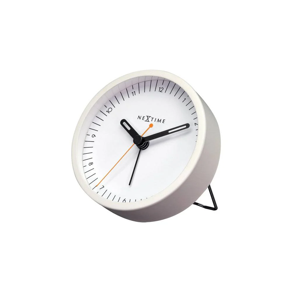 Desk Alarm Clock - White - Image 3
