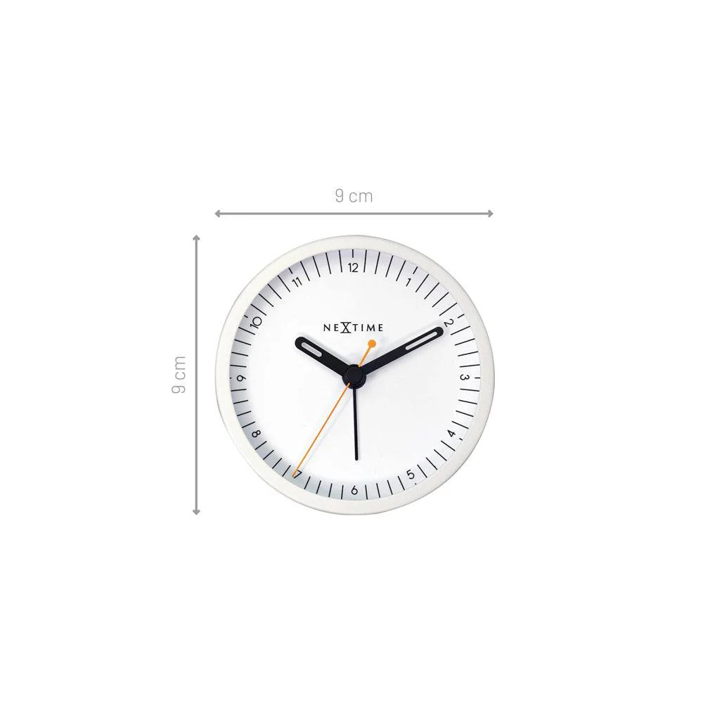 Desk Alarm Clock - White - Image 9