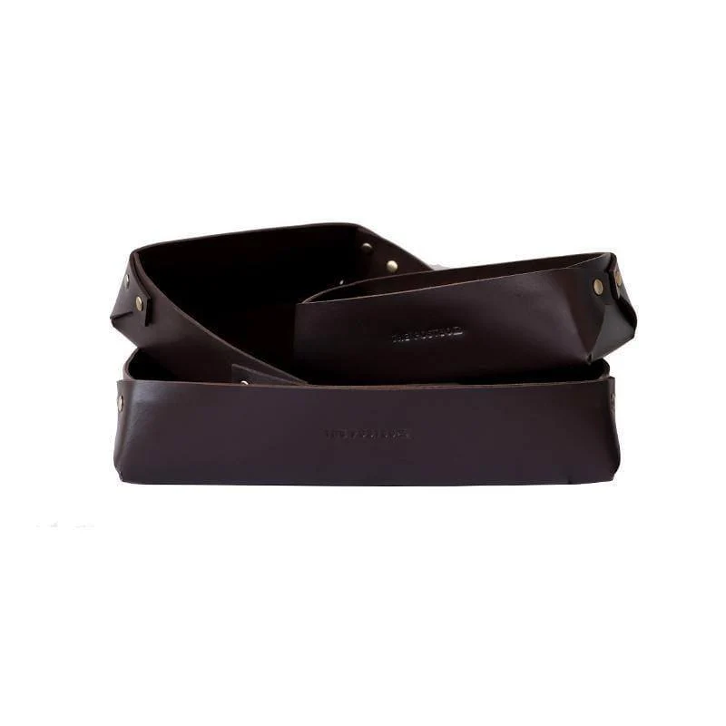 Desk Organiser Tray Small - Dark Tan - Image 4