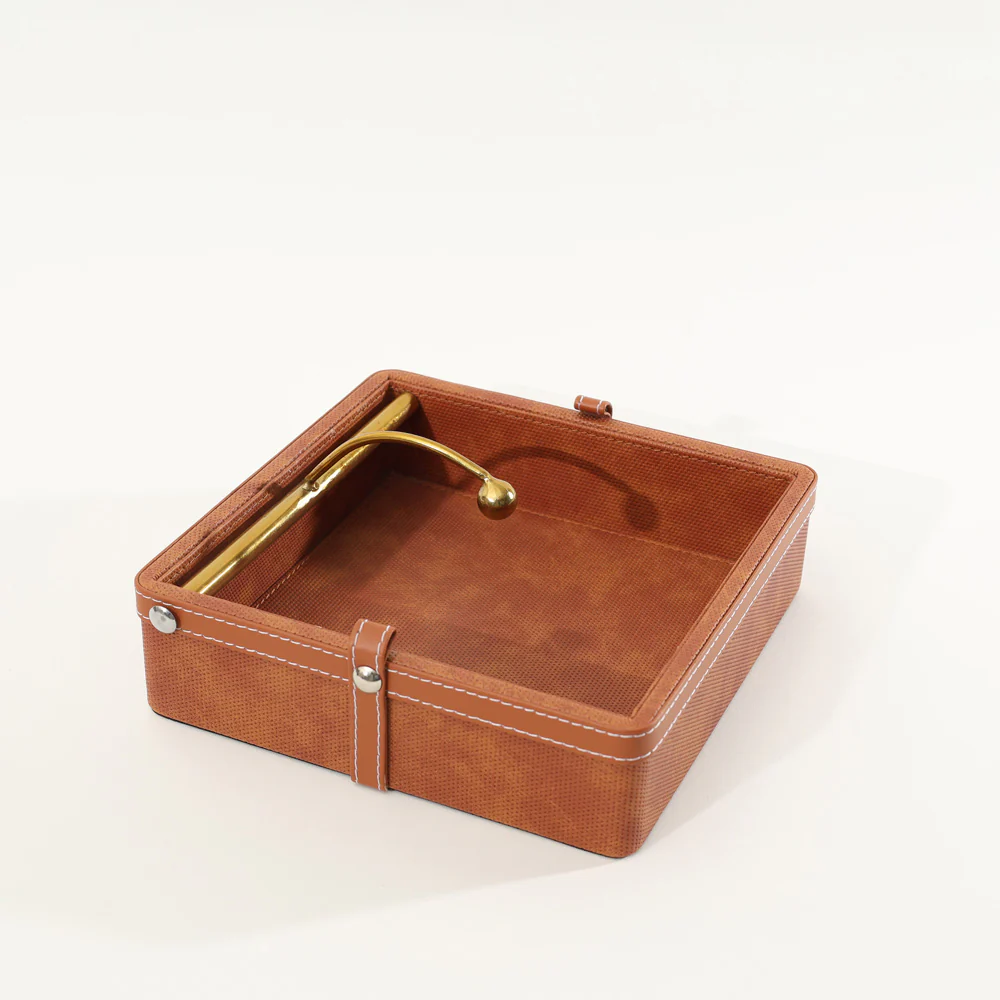 Devon Square Napkin Holder - Umber - Image 3