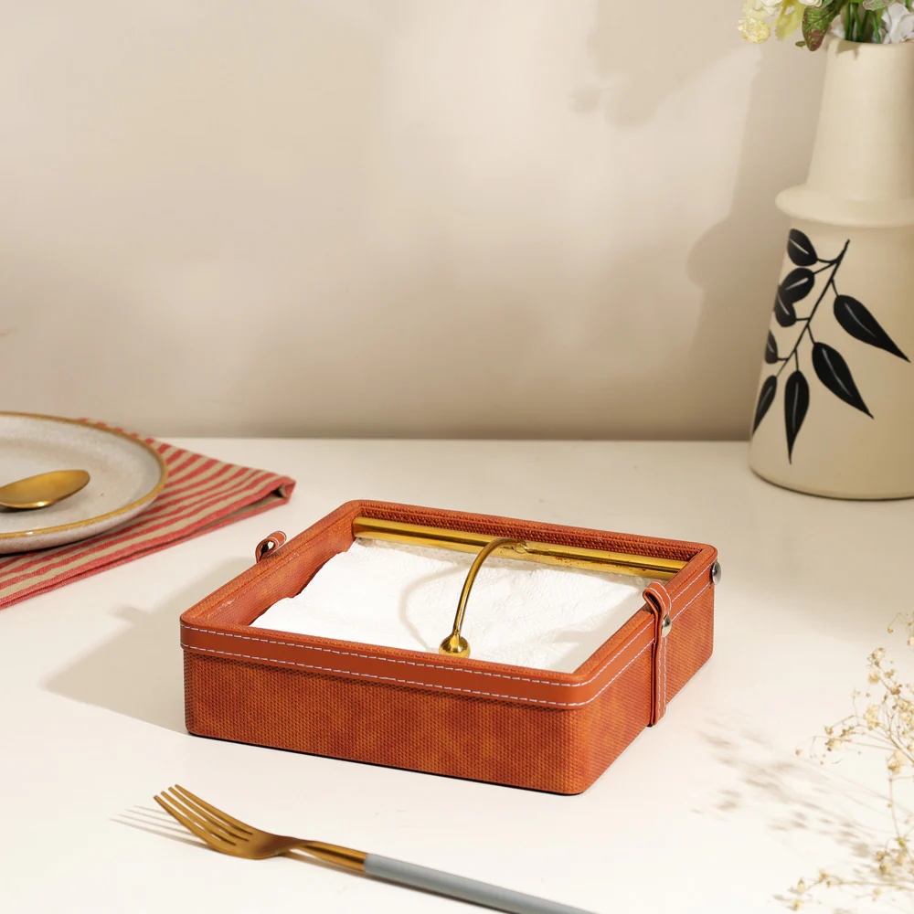 Devon Square Napkin Holder - Umber - Image 5