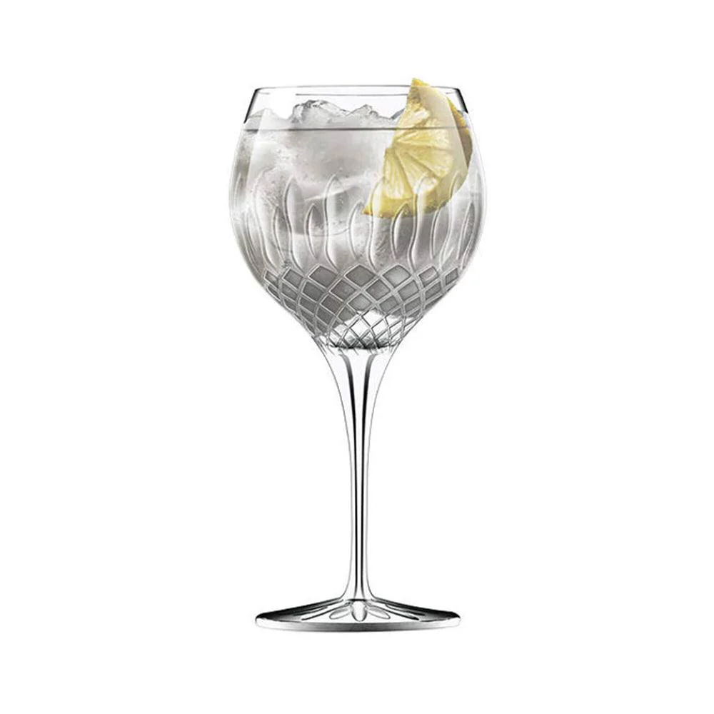 Diamante Gin & Tonic Glasses 650ml, Set of 4 - Image 5