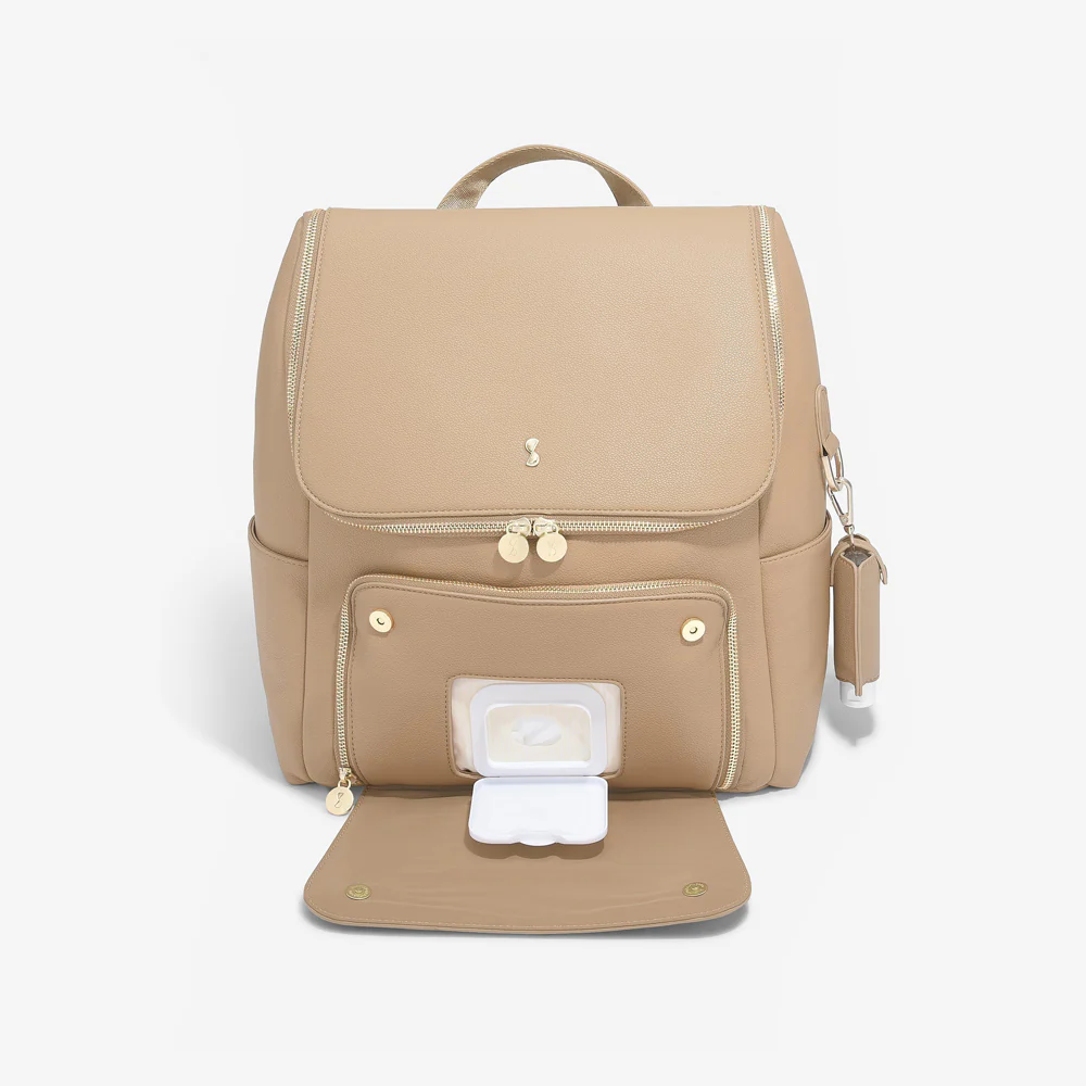 Diaper Backpack - Camel - Image 10