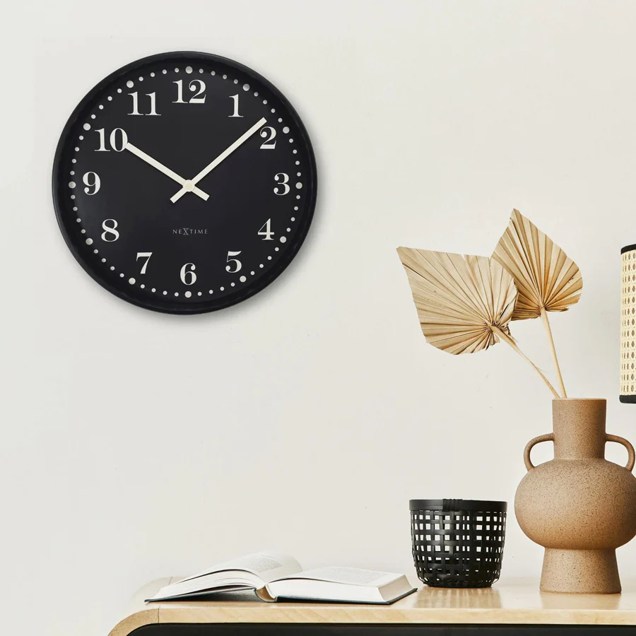 Dickens Wall Clock 30cm - Black - Image 2
