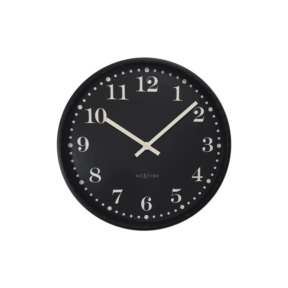 Dickens Wall Clock 30cm - Black - Image 3