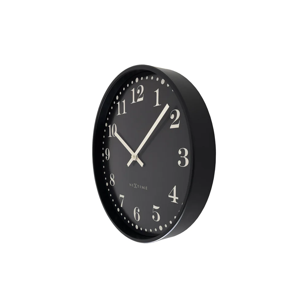 Dickens Wall Clock 30cm - Black - Image 6