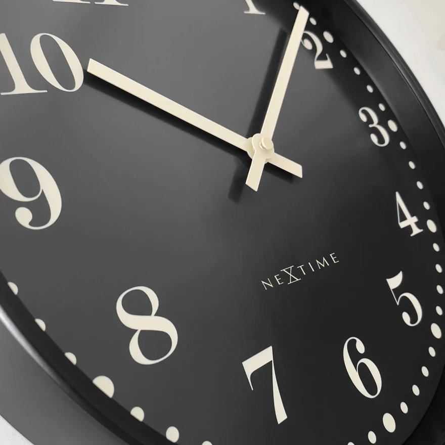 Dickens Wall Clock 30cm - Black - Image 8