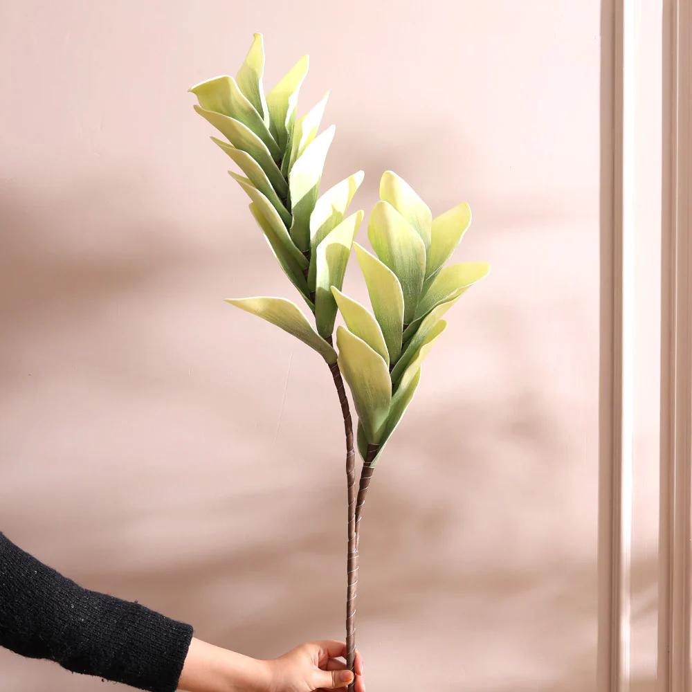 Dollar Leaves Faux Stem - Leaf Green - Image 3