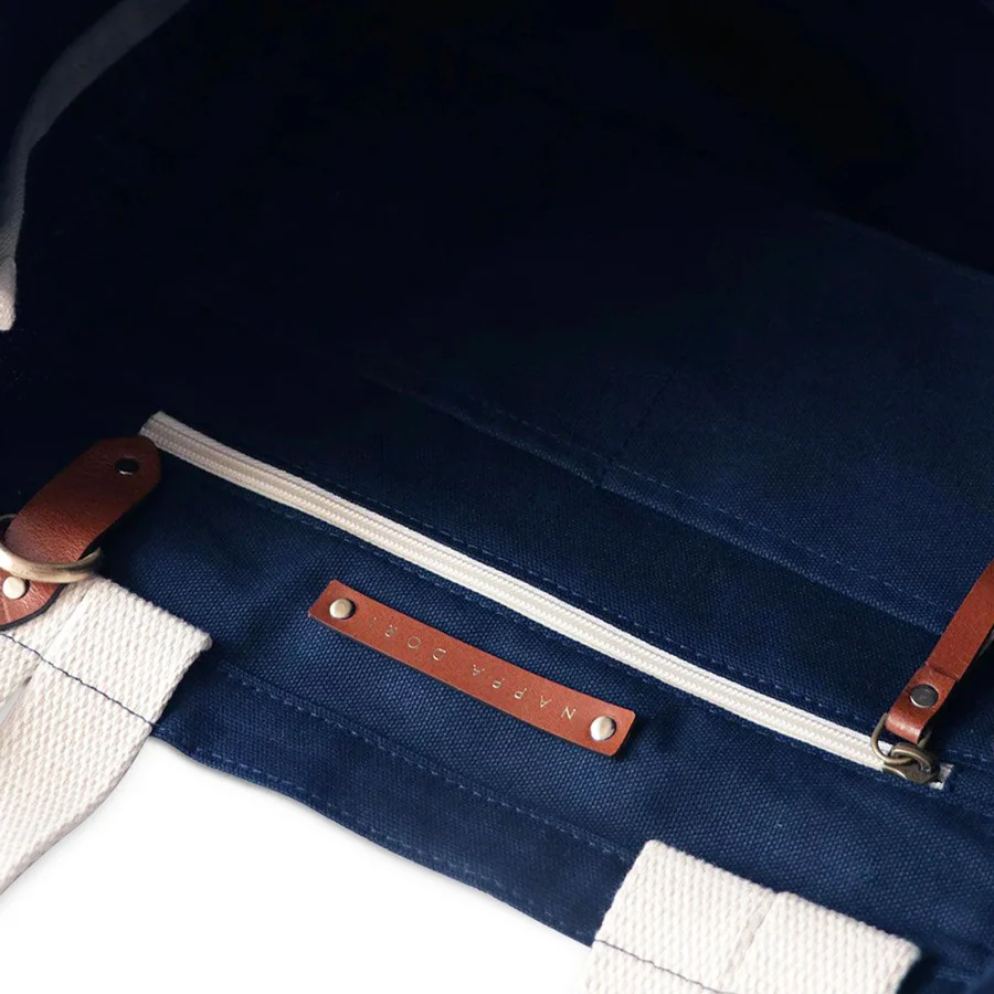 Dori Tote Bag - Navy - Image 3