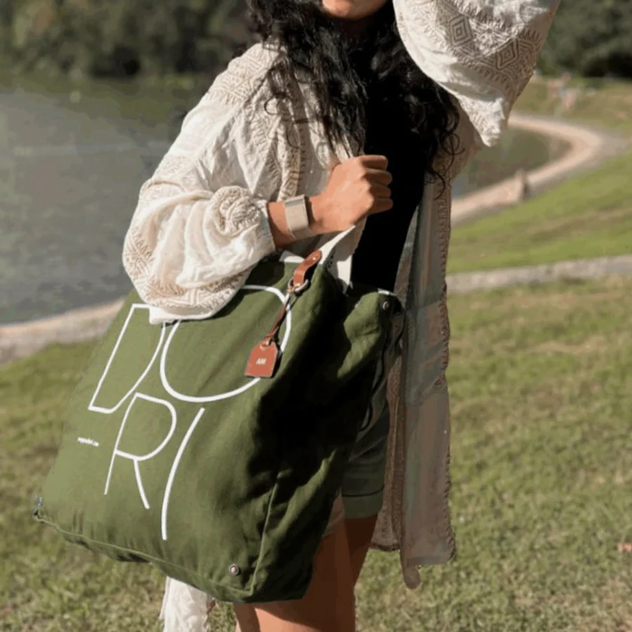 Dori Tote Bag - Olive - Image 2