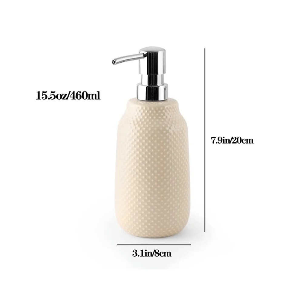 Dotty Soap Dispenser - Beige - Image 4