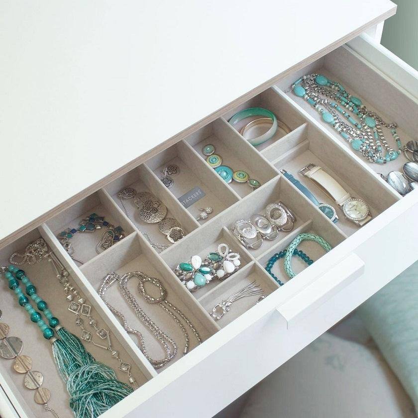 Drawer Jewellery Organiser Large - White - Image 3