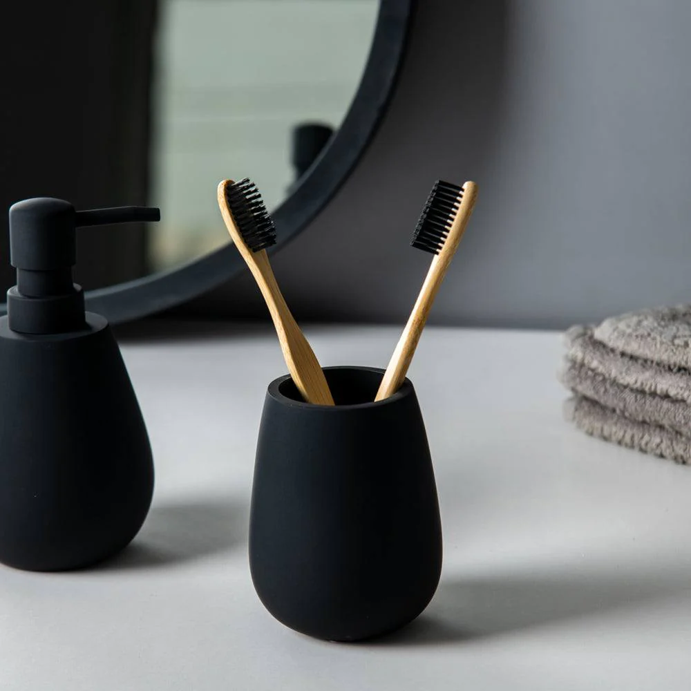 Drip Toothbrush Tumbler - Black - Image 5