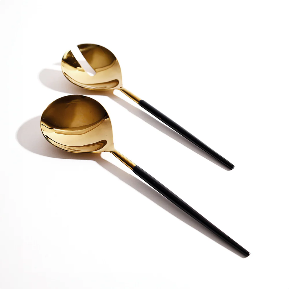 Dual Serving Set - Black Gold - Image 3