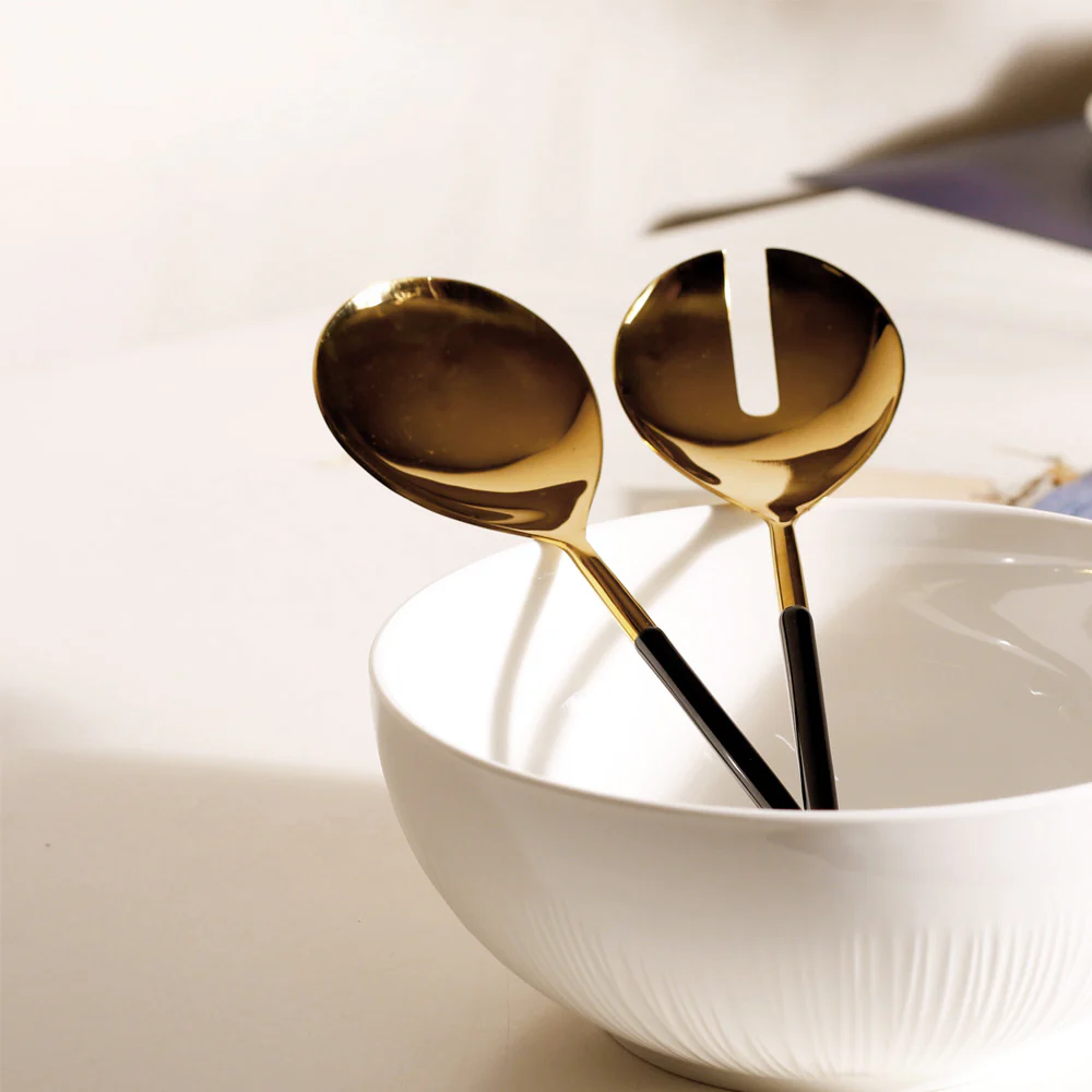 Dual Serving Set - Black Gold - Image 6