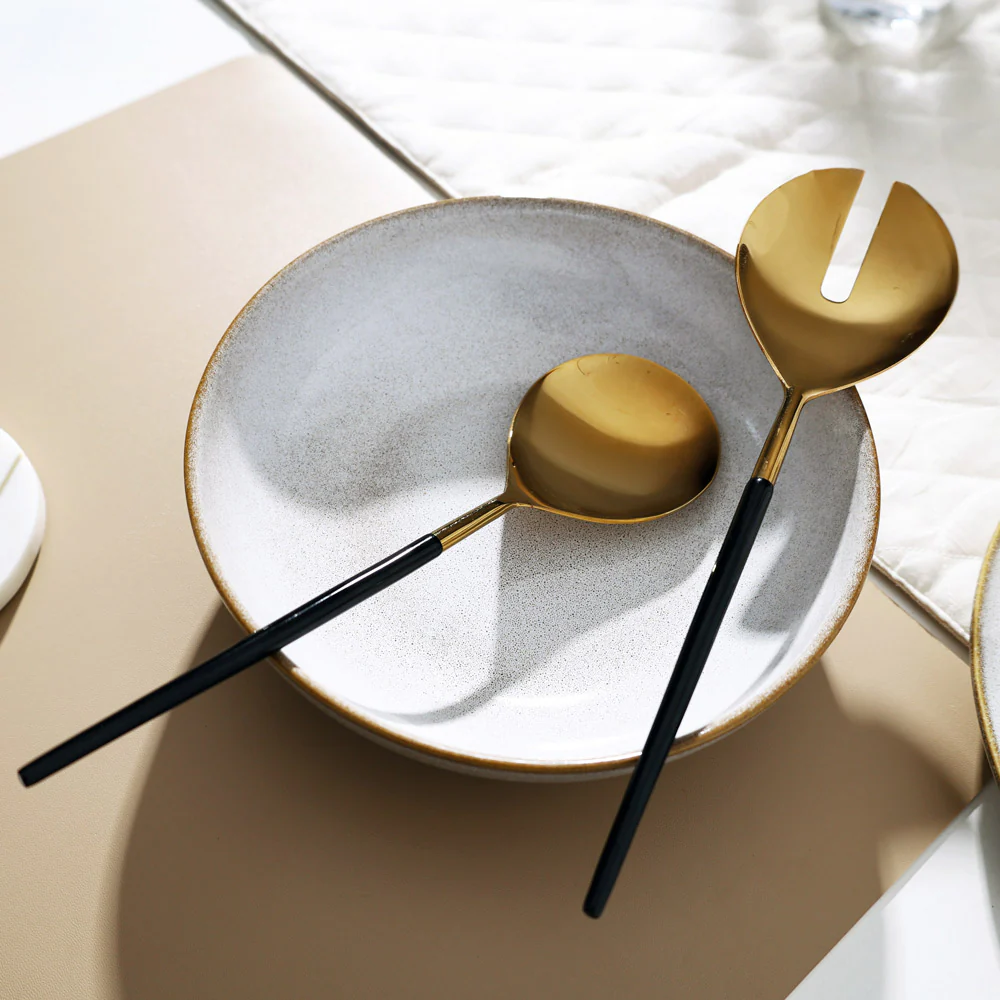 Dual Serving Set - Black Gold - Image 8