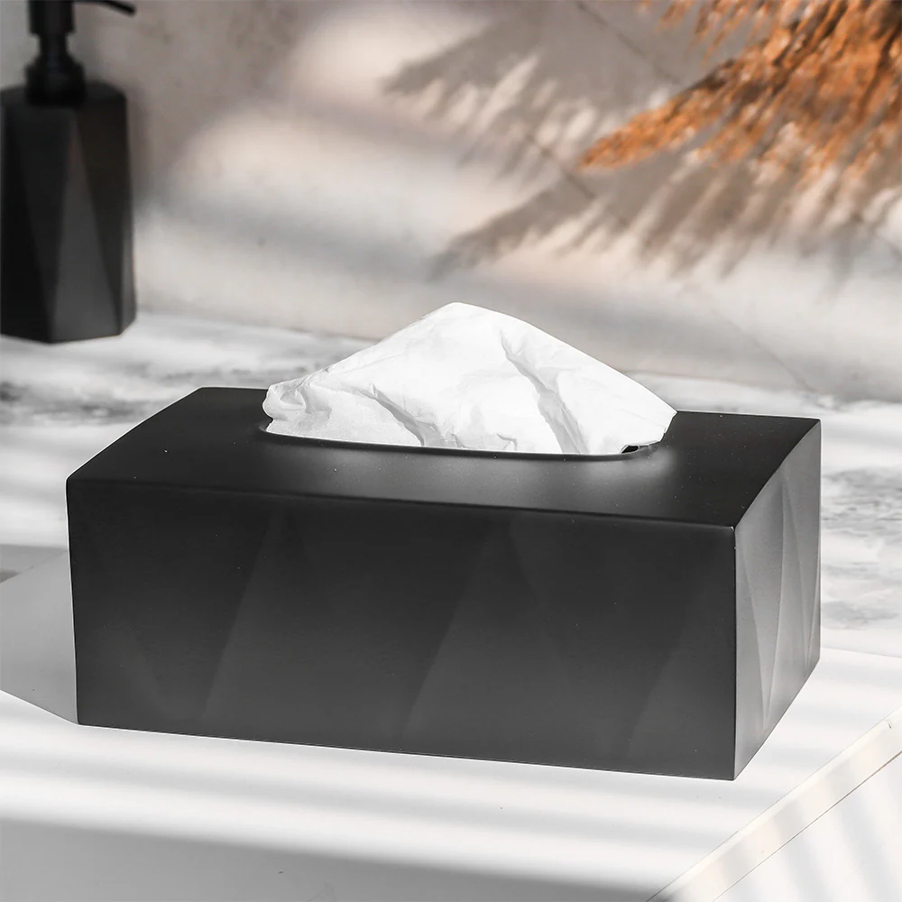 Duke Tissue Box Cover - Black - Image 5