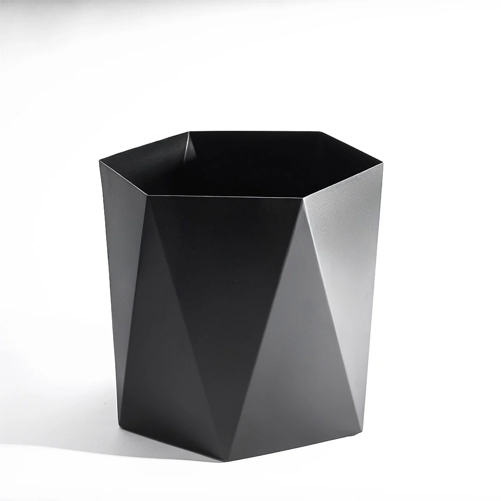Duke Waste Basket - Black - Image 3
