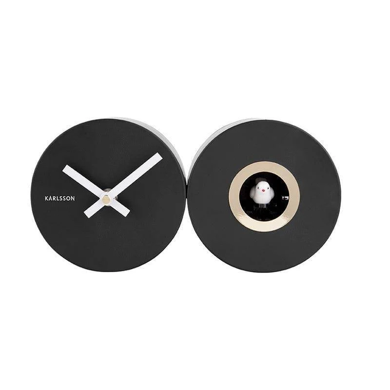 Duo Cuckoo Wall Clock - Black - Image 3
