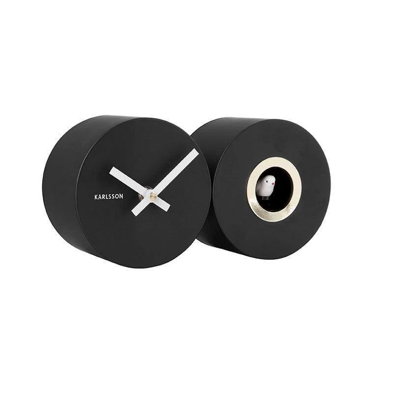 Duo Cuckoo Wall Clock - Black - Image 4
