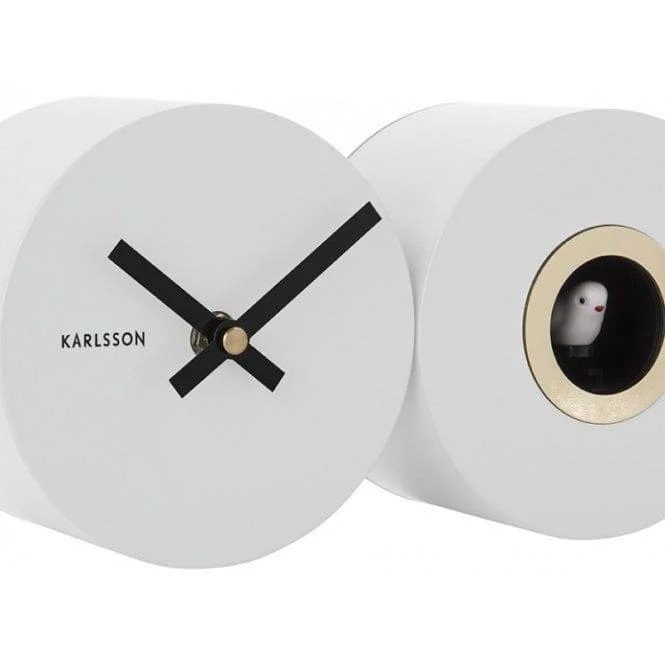 Duo Cuckoo Wall Clock - White - Image 4