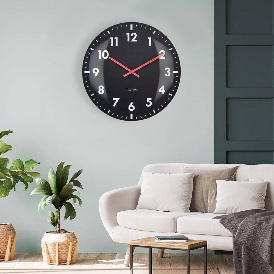 Duomo Wall Clock 50cm - Black - Image 6